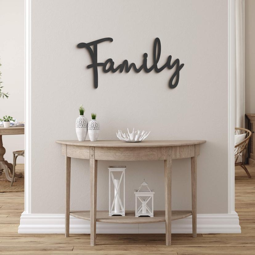 familia de letras 3D MDF