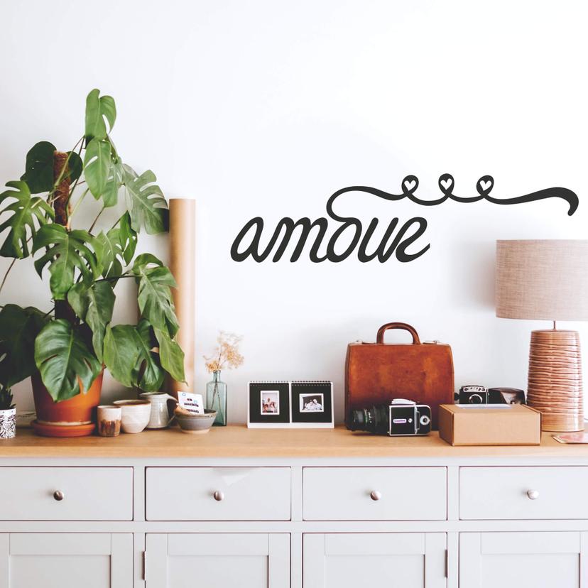 Amour wallsticker