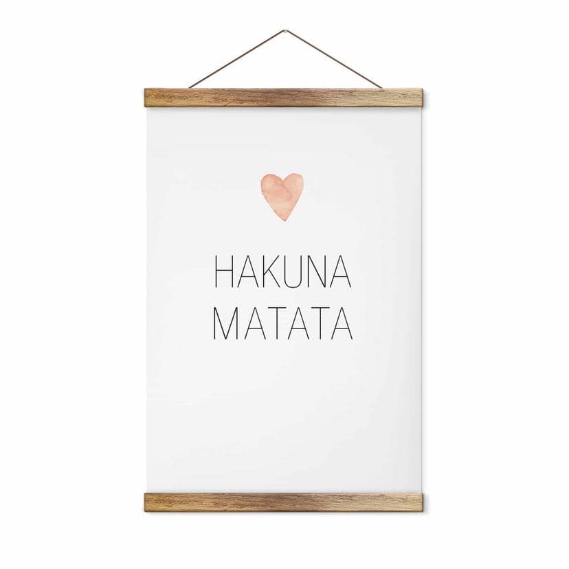 Tekstil plakat Confetti & Cream - Hakuna Matata
