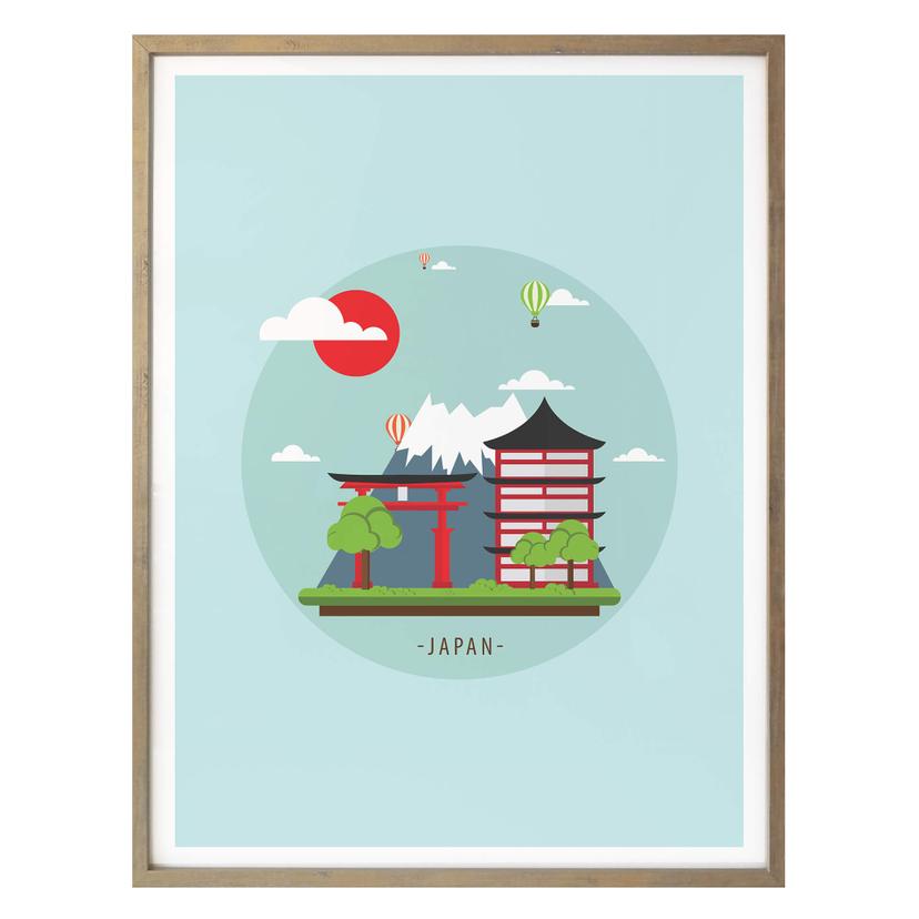 Poster - Besök Japan