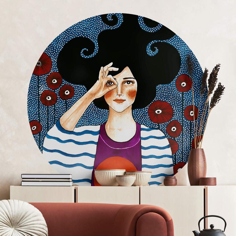 Wall Sticker Hülya - Et øjebliks trøst