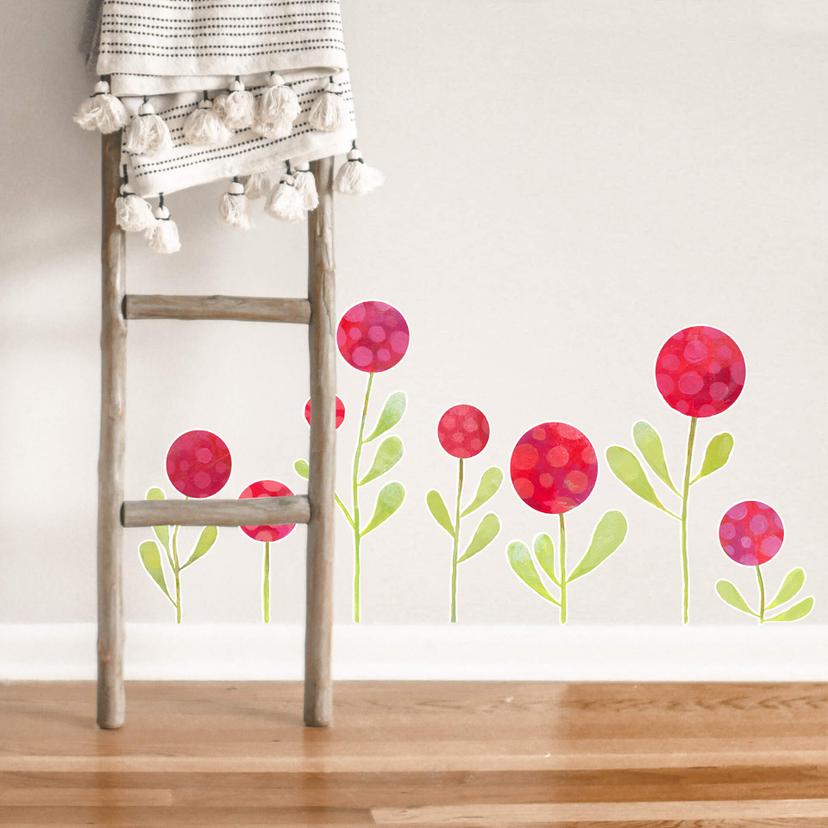 Wallsticker Blanz - Skovens blomster