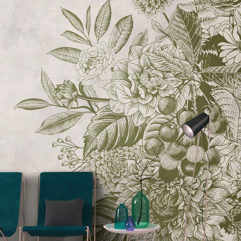 Livingwalls Fototapet Walls by Patel Greenery 2