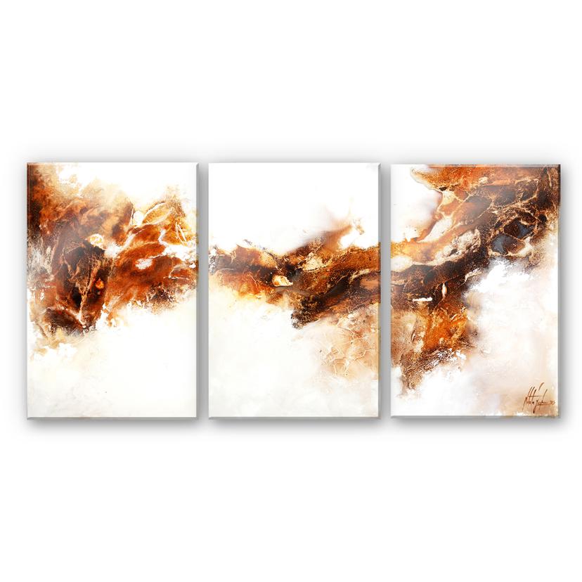 Akrylbillede Fedrau - Liquid Gold 02 (3 dele)