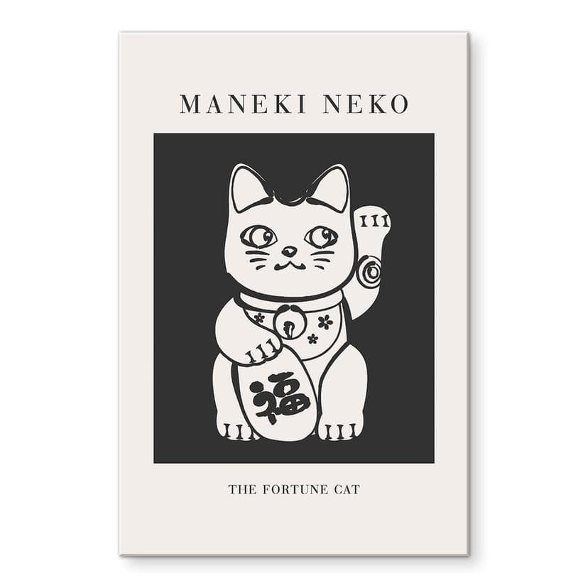 Akrylbillede Maneki Neko - Den heldige kat - KsanaKalpa