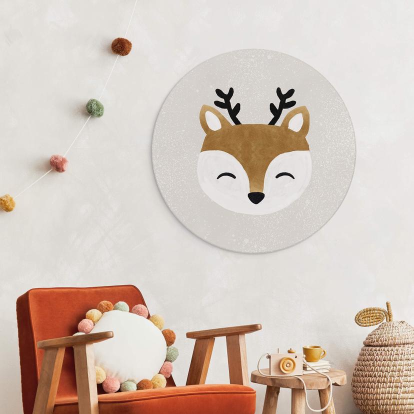 Cerchio a muro Orara Studio - Cute Reindeer