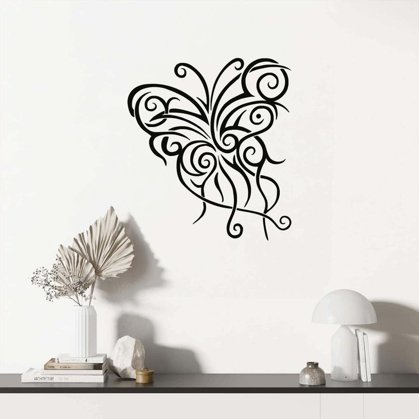 Sticker mural - Tribal Papillon