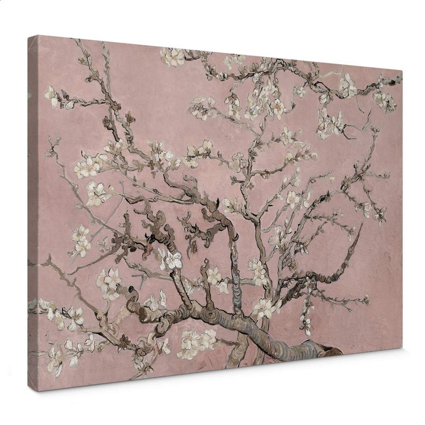 Lienzo van Gogh - Almendro en Flor Rosado