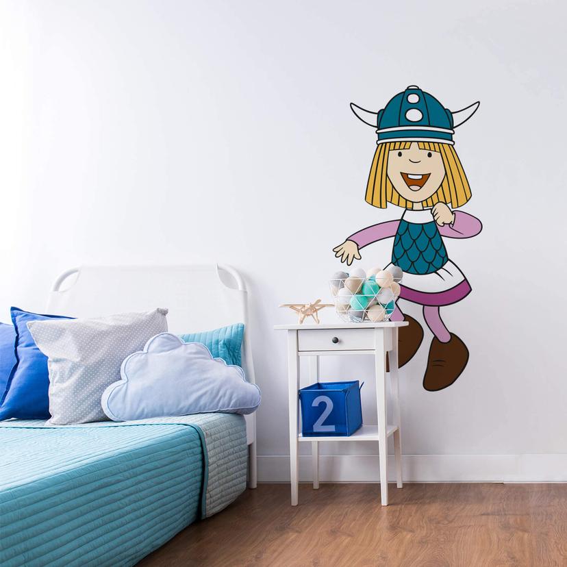 Muursticker Wickie 2