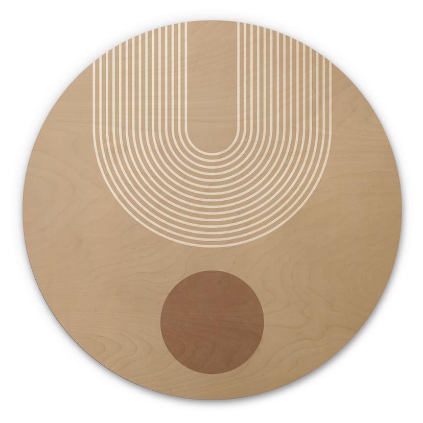 Cuadro de madera Geometría abstracta en equilibrio - Ristova - Redondo