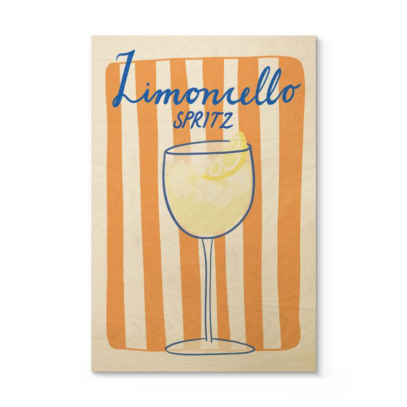 Træplakat Limoncello Spritz - Fritsch
