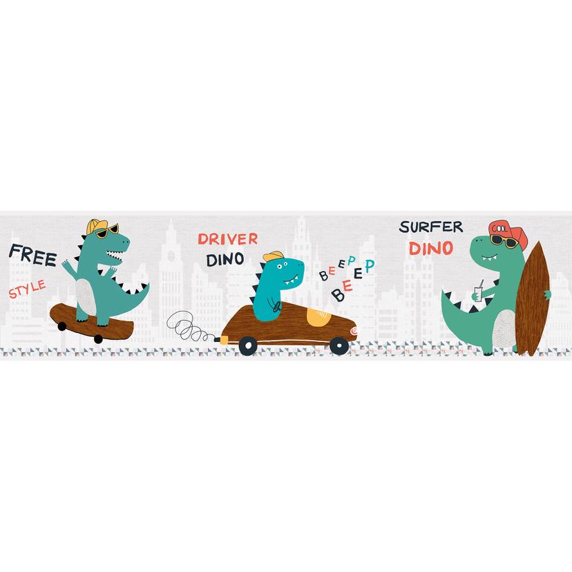 Bordo autoadesivo - Lovely Kids Cool Dino
