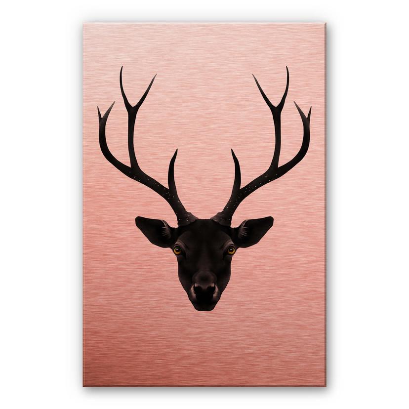 Alu-Dibond koper effect - Ireland - Black Deer