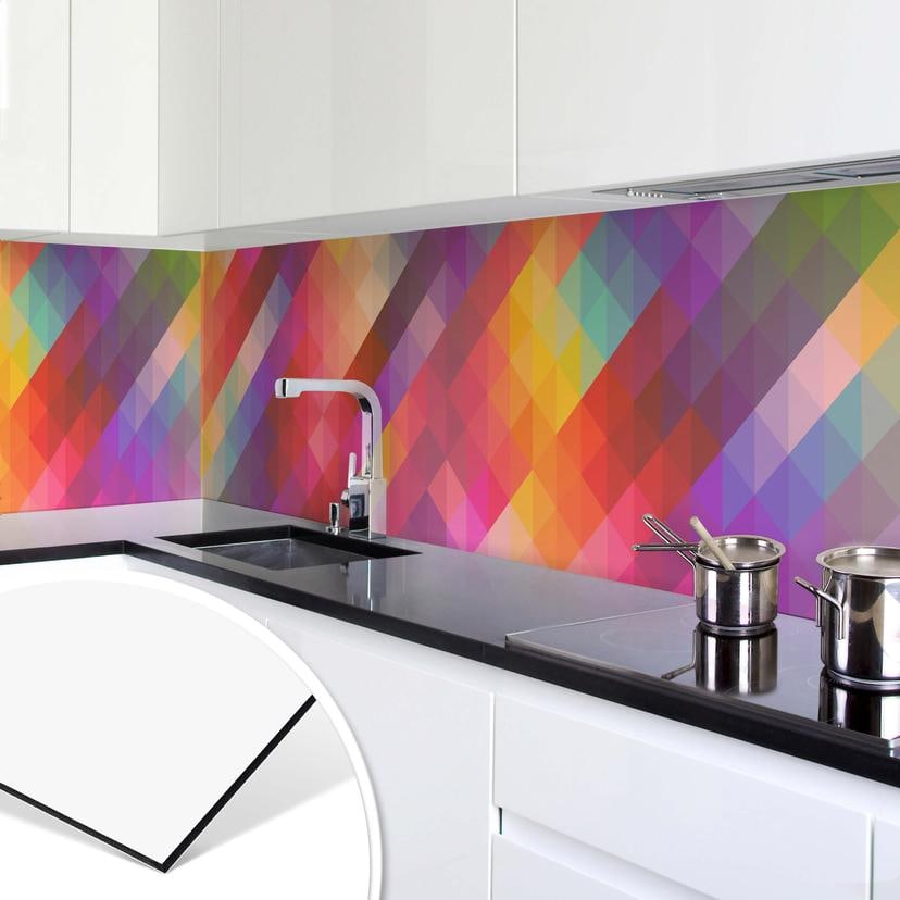 Revêtement pour cuisine - Alu-Dibond - Motif graphique