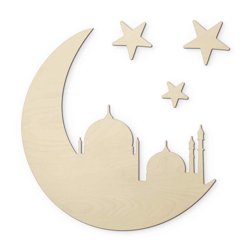 Decoro in legno Ramadan - Notti arabe