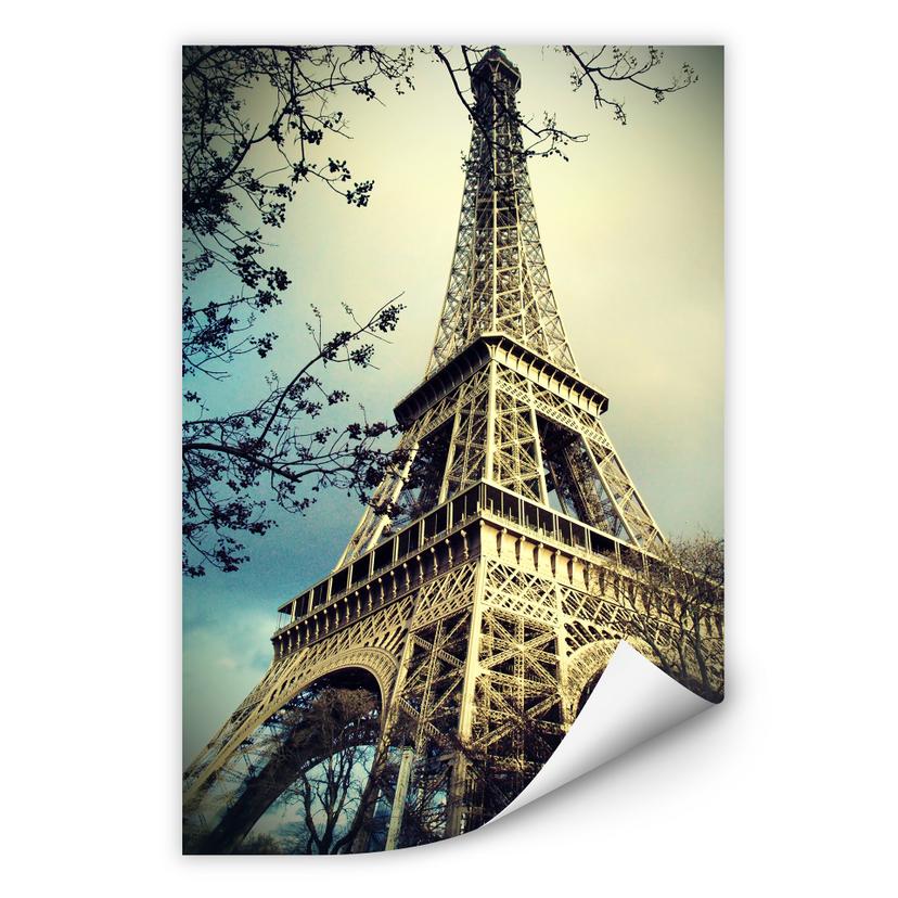 Zelfklevende Poster Parijs Eiffeltoren