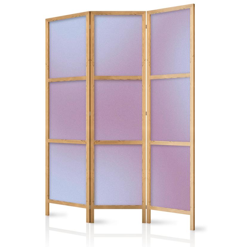 Japanischer Paravent, Raumteiler freistehend, Trennwand - Complex Gradient in Nostalgic Colors