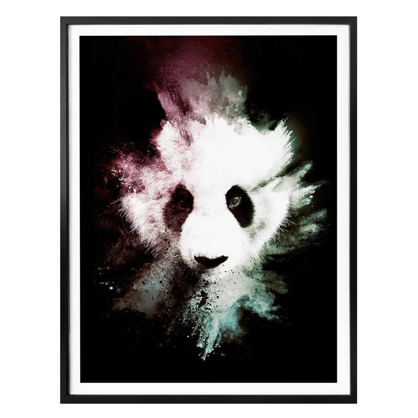 Póster Hugonnard - Explosión salvaje: Panda