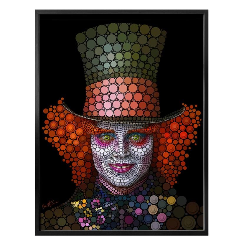Affiche Ben Heine - Circlism: Johnny Depp
