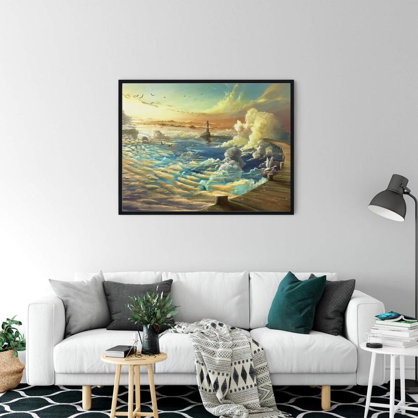 Poster aerroscape - På himlens strand