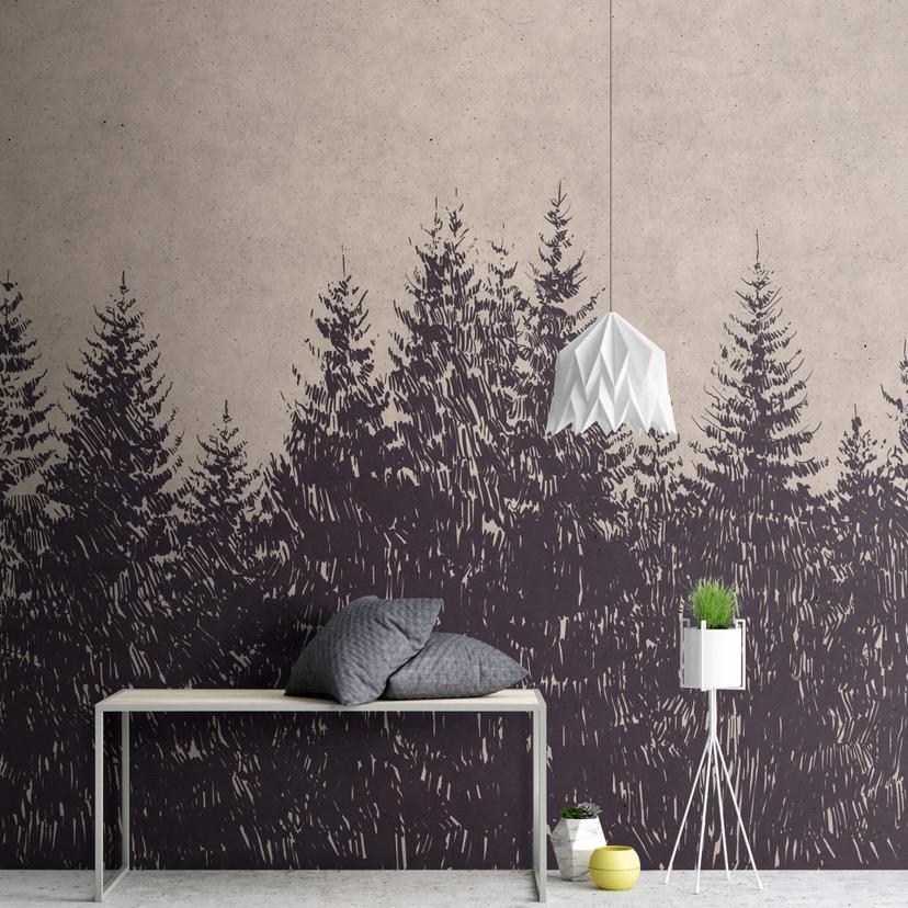 Livingwalls Fototapet Walls by Patel Black Forest 1