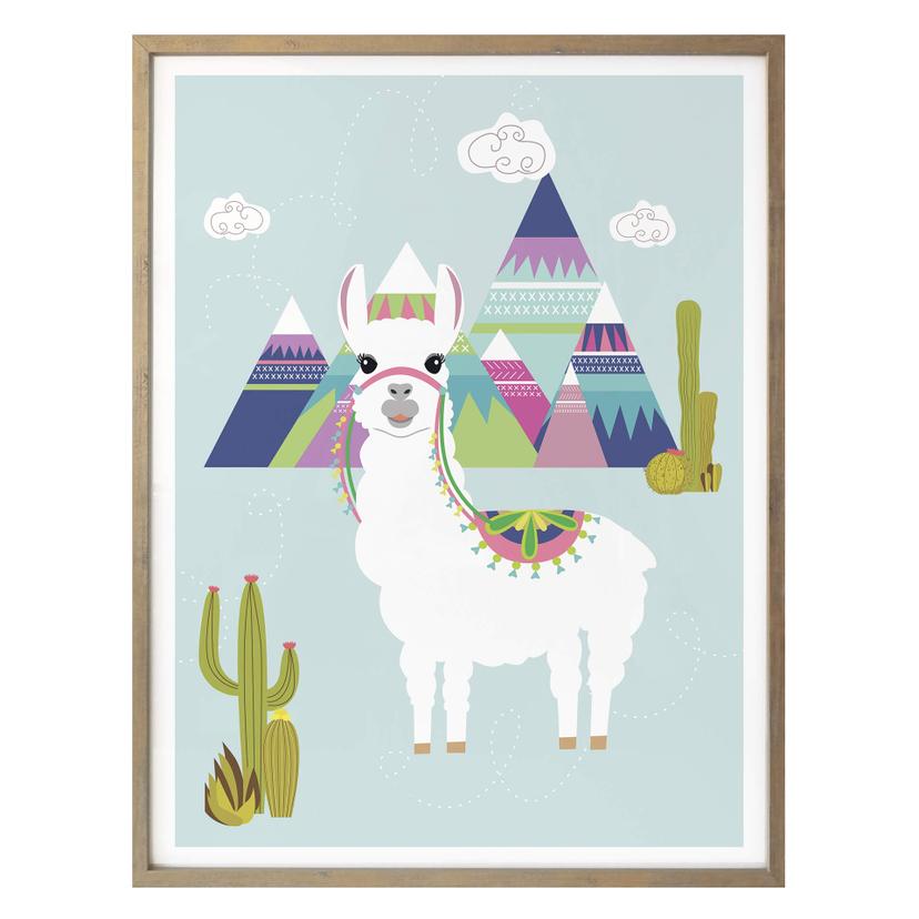 Affiche Be a Llama