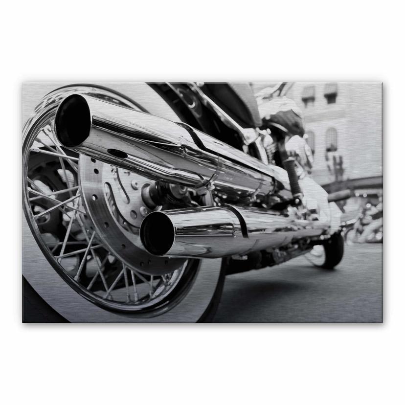Motorcykel – print på aluminium (Alu-Dibond)