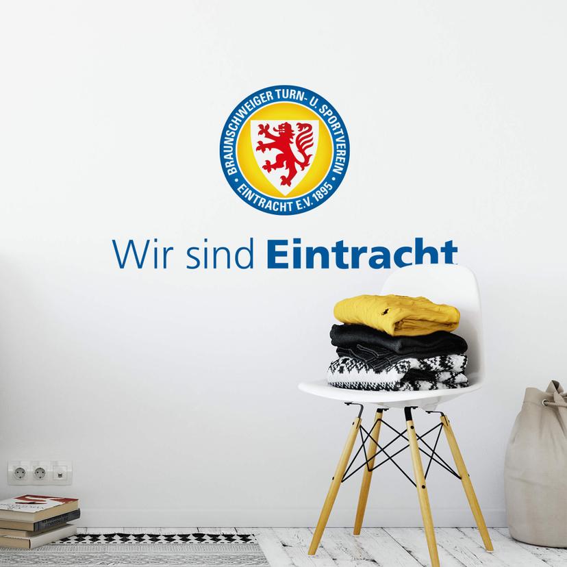 Wandtattoo Eintracht Braunschweig Wir sind Eintracht