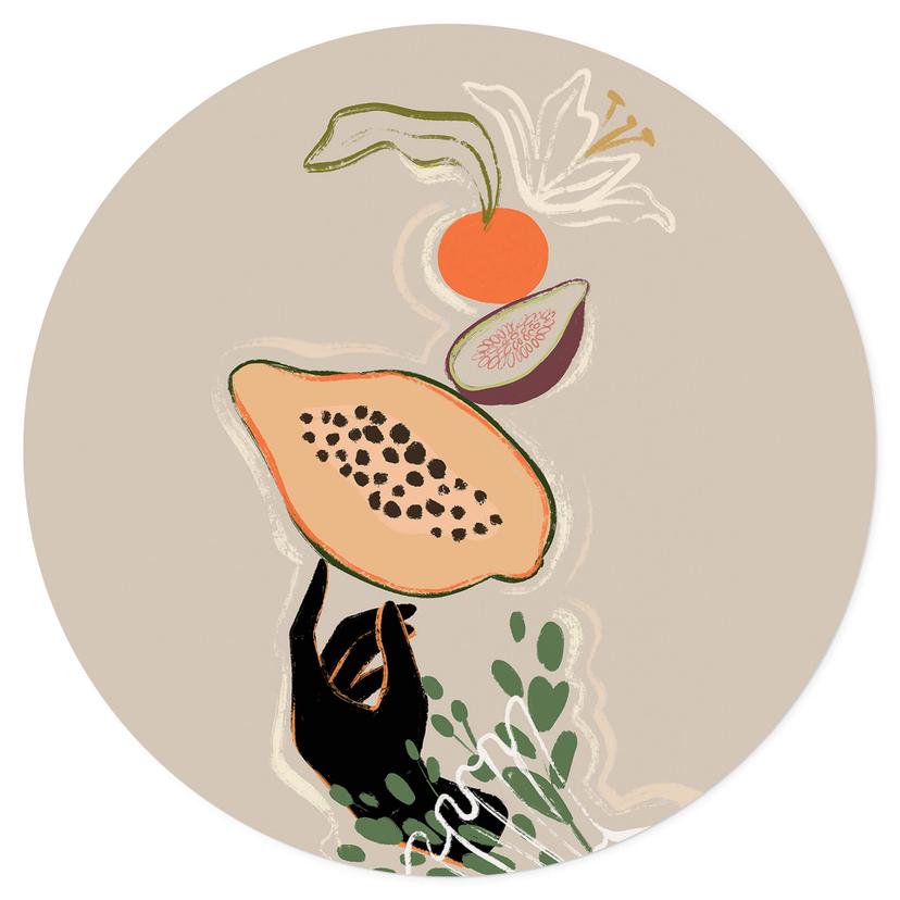 Adesivo murale Arty Guava - Papaya Balance