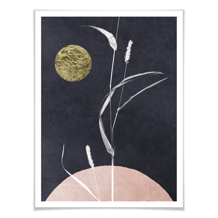 Poster Kubistika - Full Moon