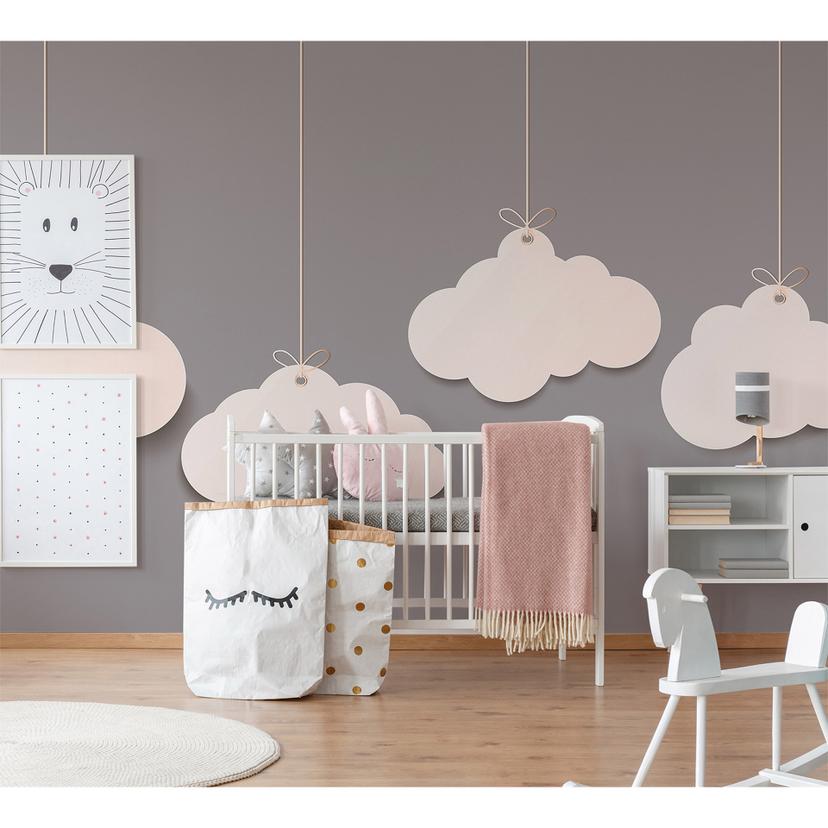 non-woven tapet Designwalls i grå og hvidt non-woven tapet Skyerne himmel