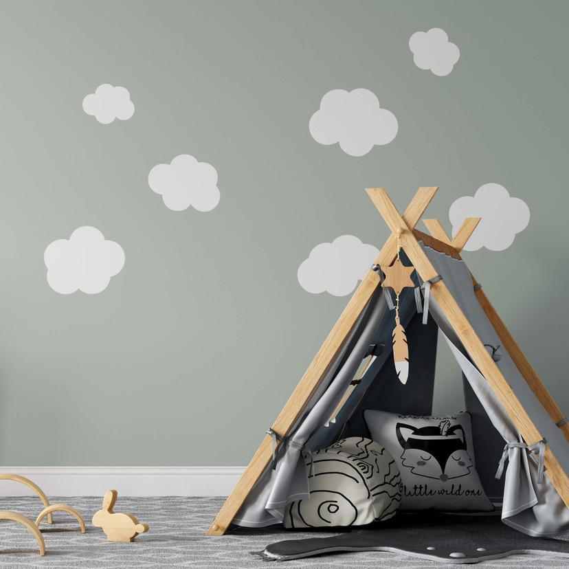 Sæt med skyer 2 wallsticker