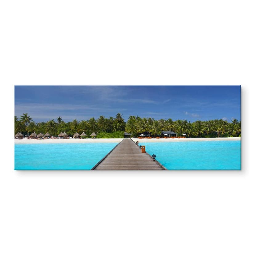 Tableau en verre acrylique - Caraïbes - Panorama