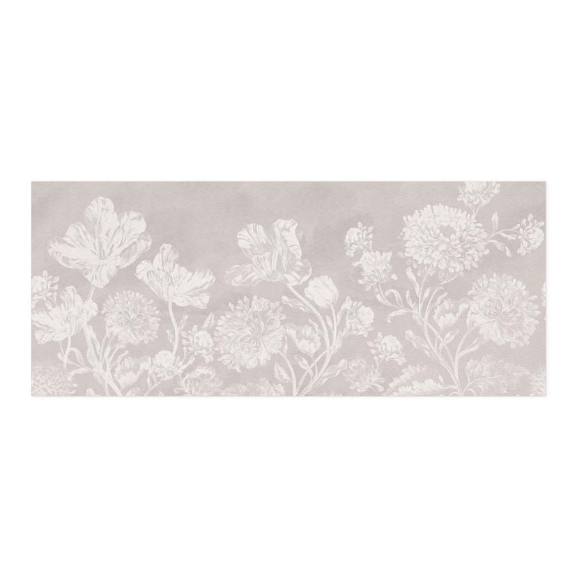 Selbstklebende Küchenrückwand Wildblumen in Kreide-Optik Beige - Bloomery Decor