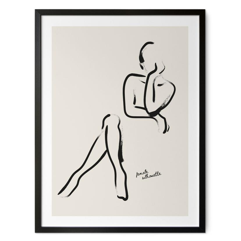 Poster Lignes de la féminité - Treechild