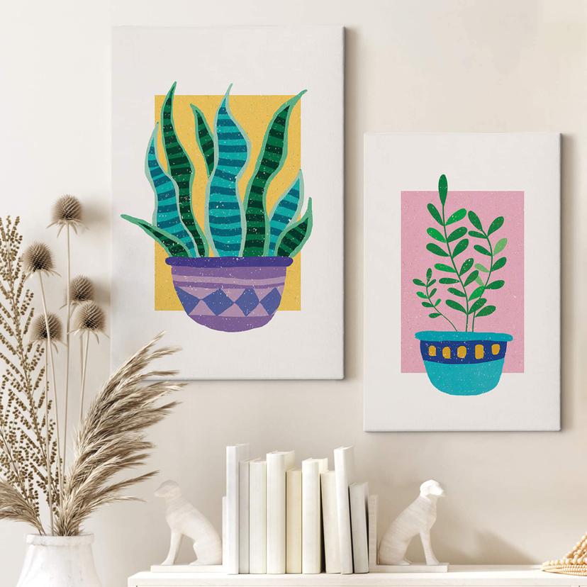 Cuadro sobre lienzo Demir - Boho botany