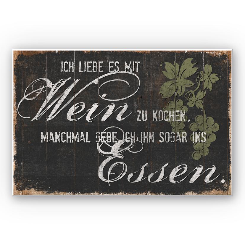 Tableau Forex - J'aime cuisiner avec du vin