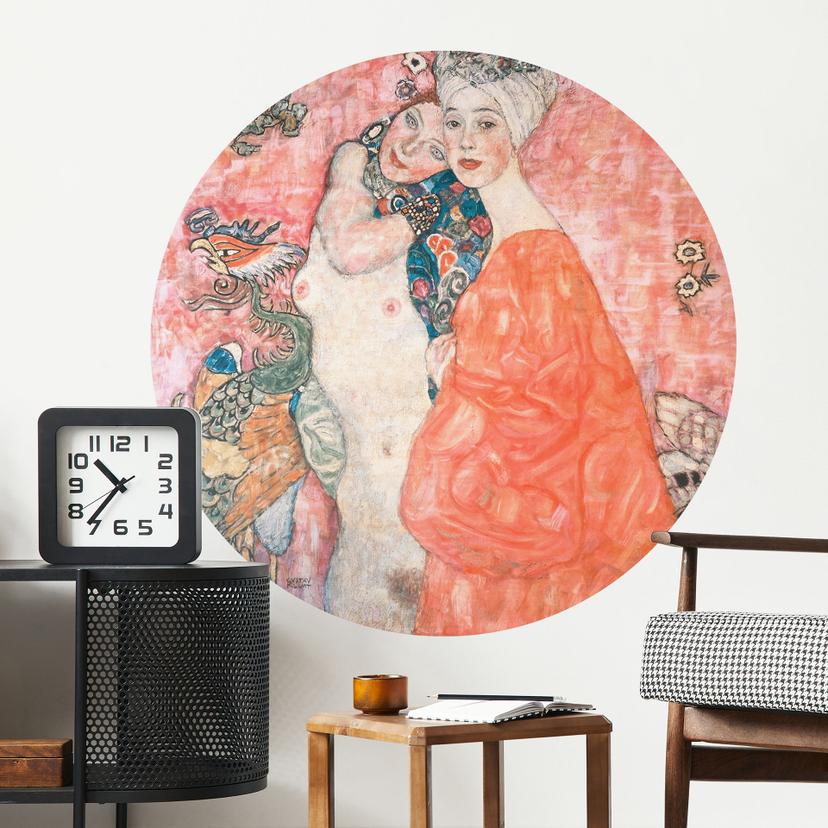 Wallsticker Klimt - Veninderne - Rund