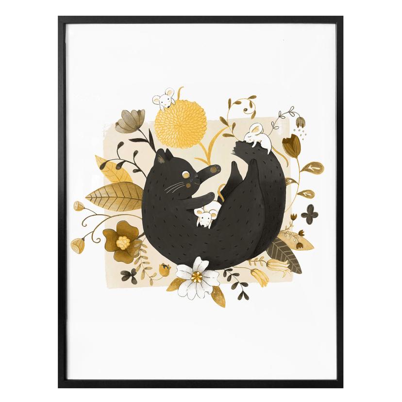 Poster Blanz - Champ de fleurs