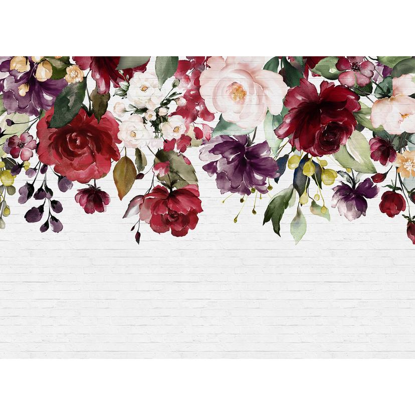 Livingwalls Fotomurale Designwalls - Parete fiorita