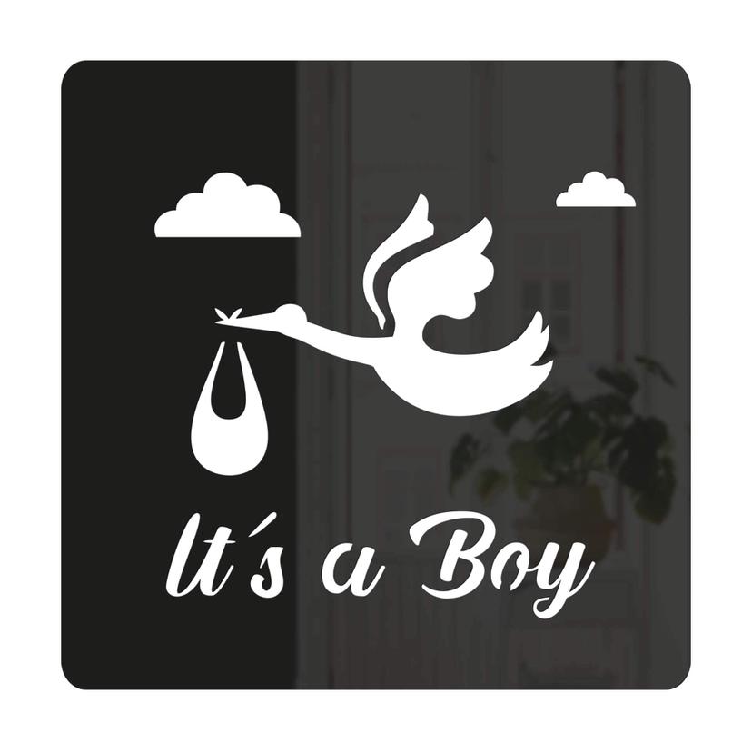 Decoro in acrilico Baby - It's a Boy