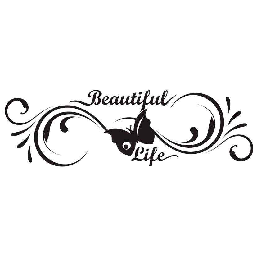 Adesivo murale - Beautiful Life