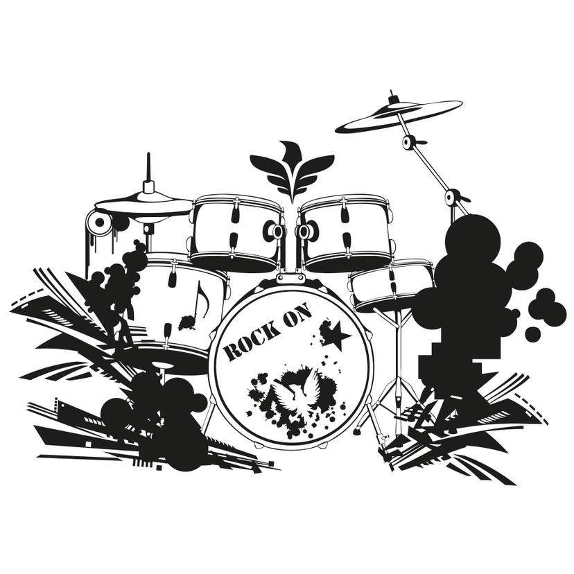 Adesivo murale - Batteria
