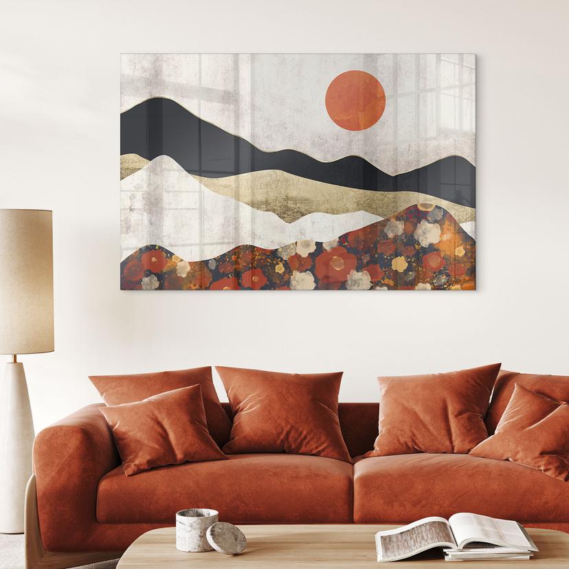 Stampa su vetro acrilico Paesaggio montano autunnale - SpaceFrog Designs