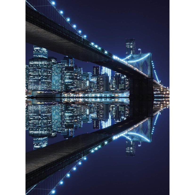 Fotomurale Brooklyn Bridge by Night