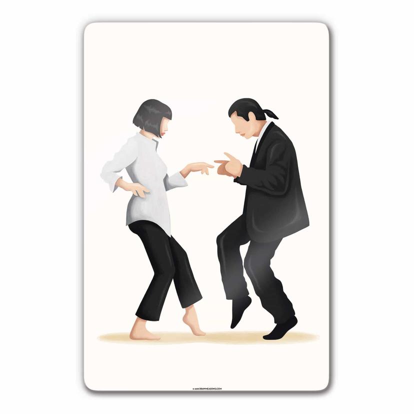 Tableau en verre Tohmé - Pulp Fiction