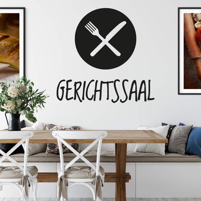 Wandtattoo Gerichtssaal