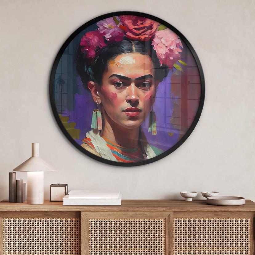 Poster Treechild - Portrait of Frida Kahlo