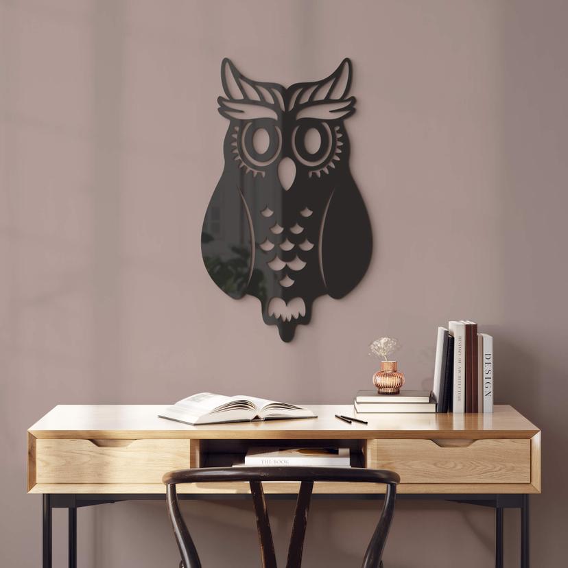 Decoración acrílica búho