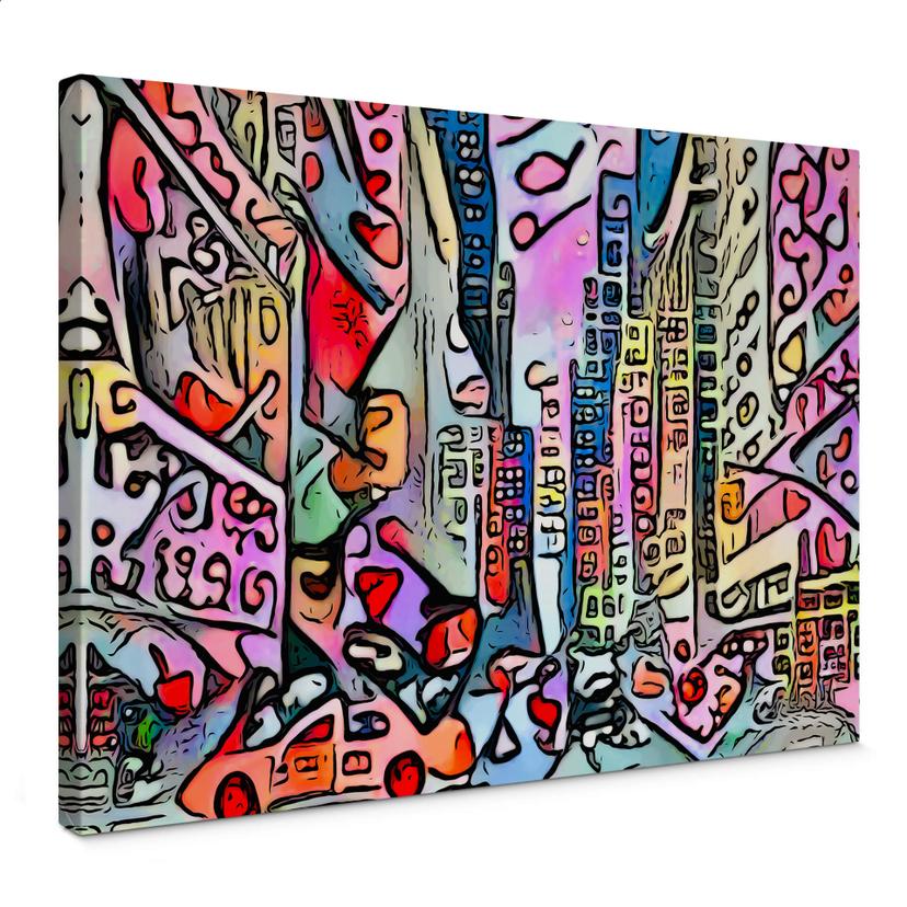 Lienzo Zamart - Nueva York - Estilo Rizzi